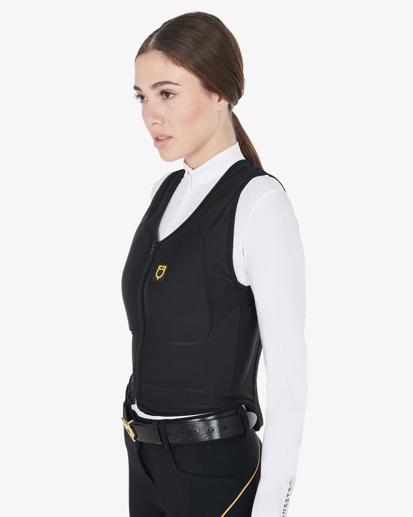 PROMOZIONE Gilet adulti salvaschiena Safety vest Pro Adult con protezione laterale per equitazione X7A XS - foto 10