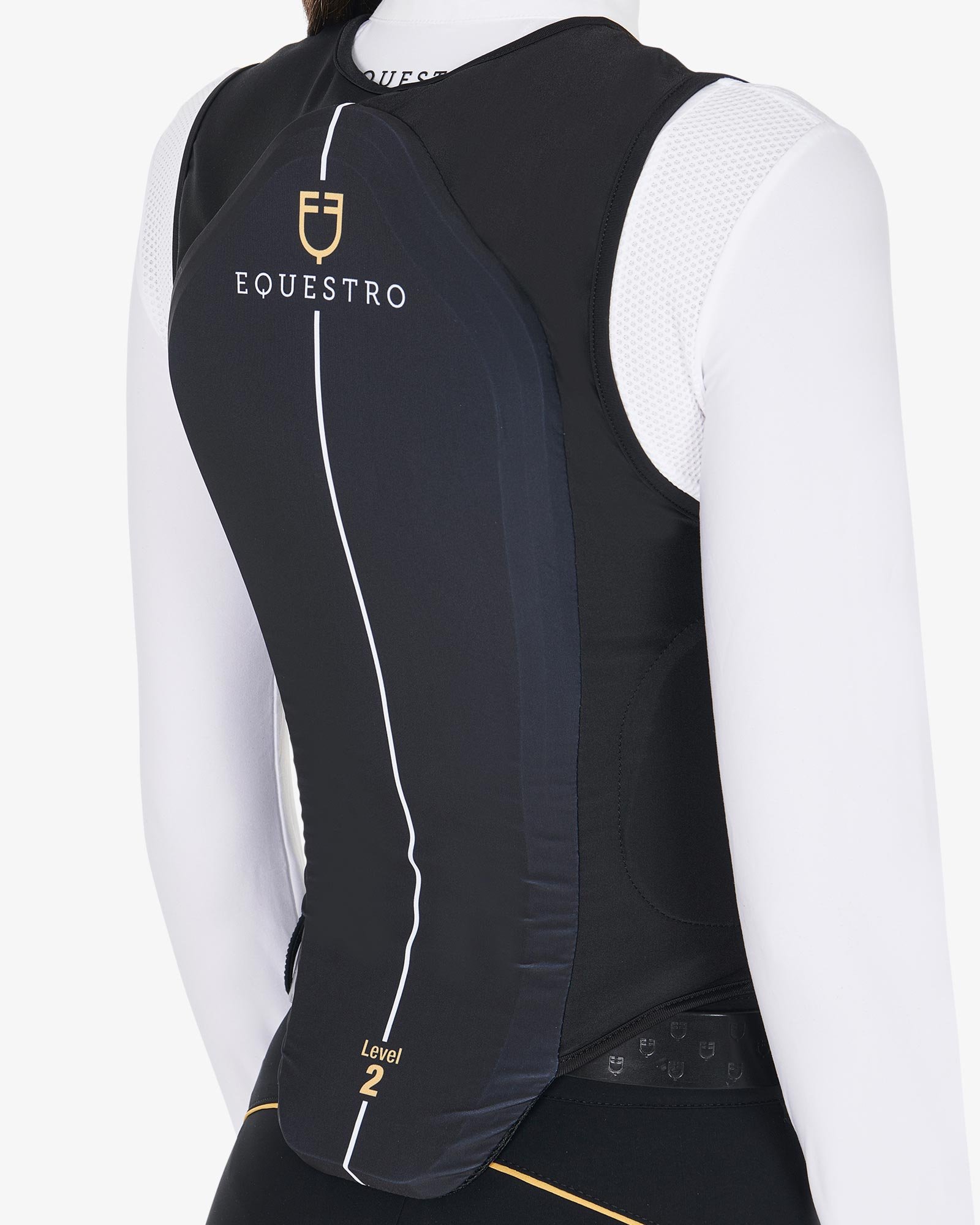 PROMOZIONE Gilet adulti salvaschiena Safety vest Pro Adult con protezione laterale per equitazione X7A XS - foto 8