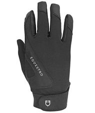 PROMOZIONE Guanti estivi da equitazione Sunny in tessuto traspiranti e chiusura a strappo NERO S