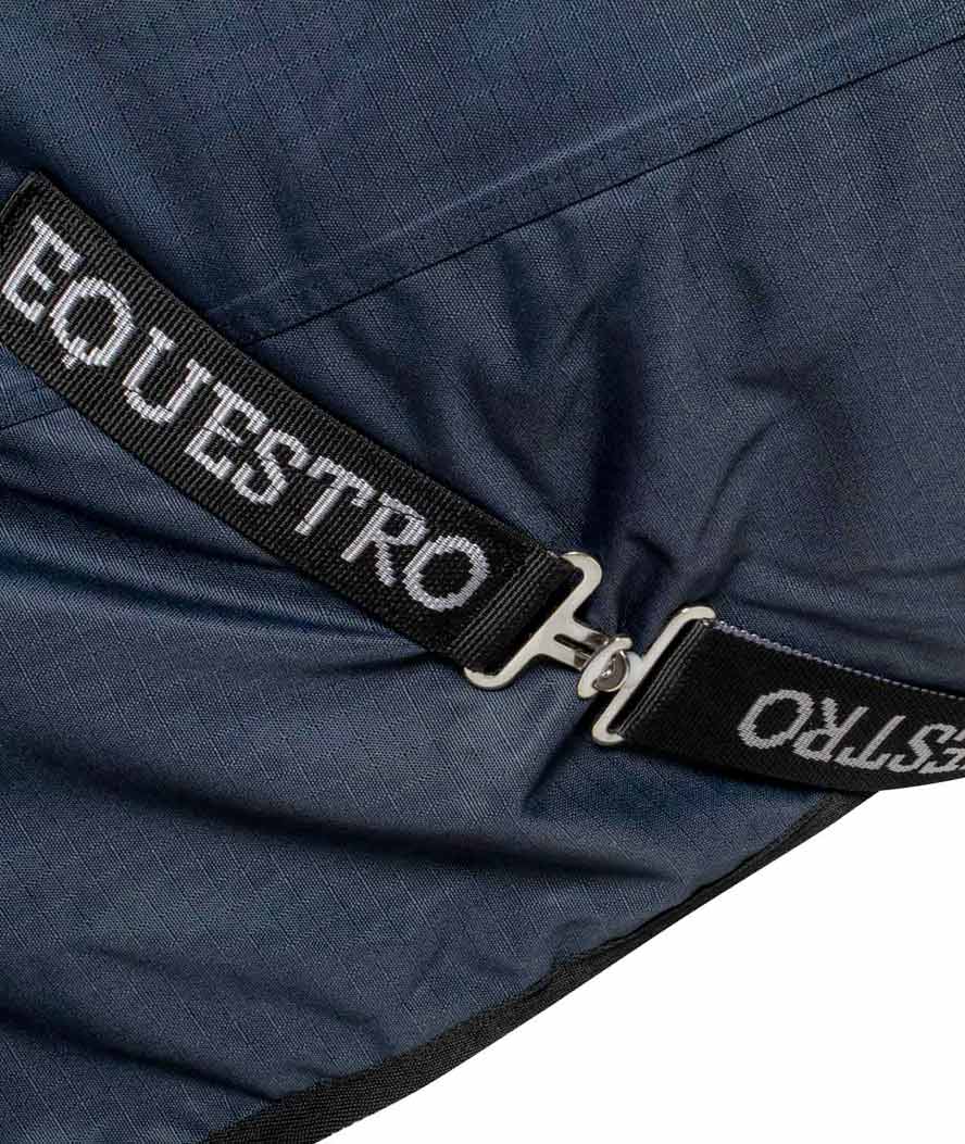 PROMOZIONE Coperta da paddock imbottita 500g modello Alberta in tessuto antistrappo traspirante 600 denari BLU - foto 3