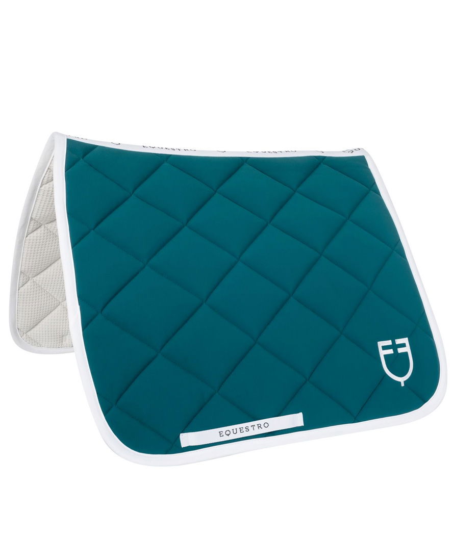 Sottosella da dressage in tessuto tecnico con logo e interno a nido d'ape modello White line edition  - foto 10