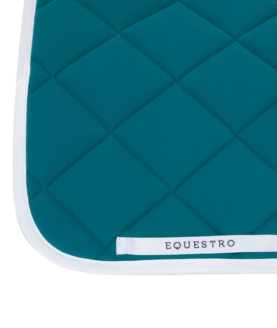 Sottosella da dressage in tessuto tecnico con logo e interno a nido d'ape modello White line edition  - foto 13