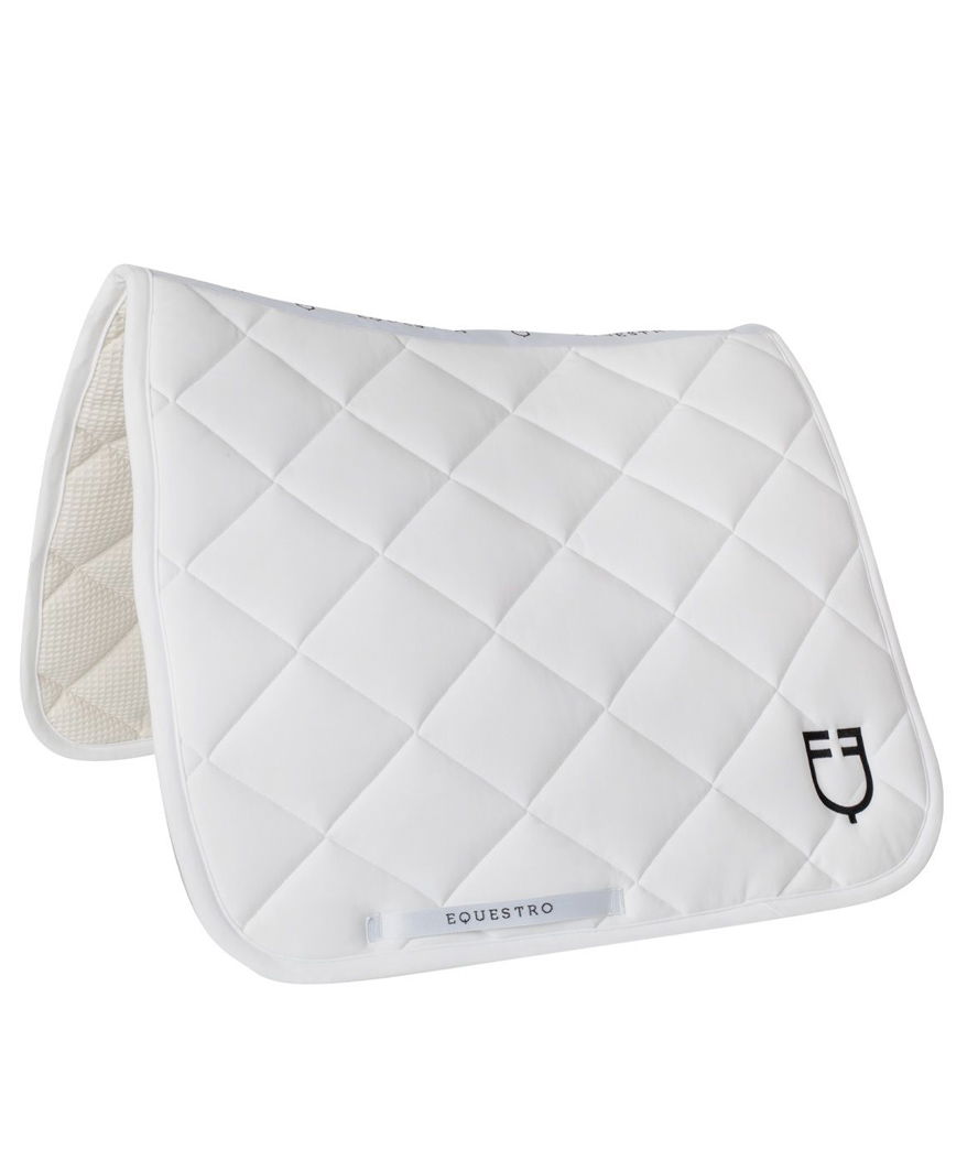 Sottosella da dressage in tessuto tecnico con logo e interno a nido d'ape modello White line edition  - foto 20