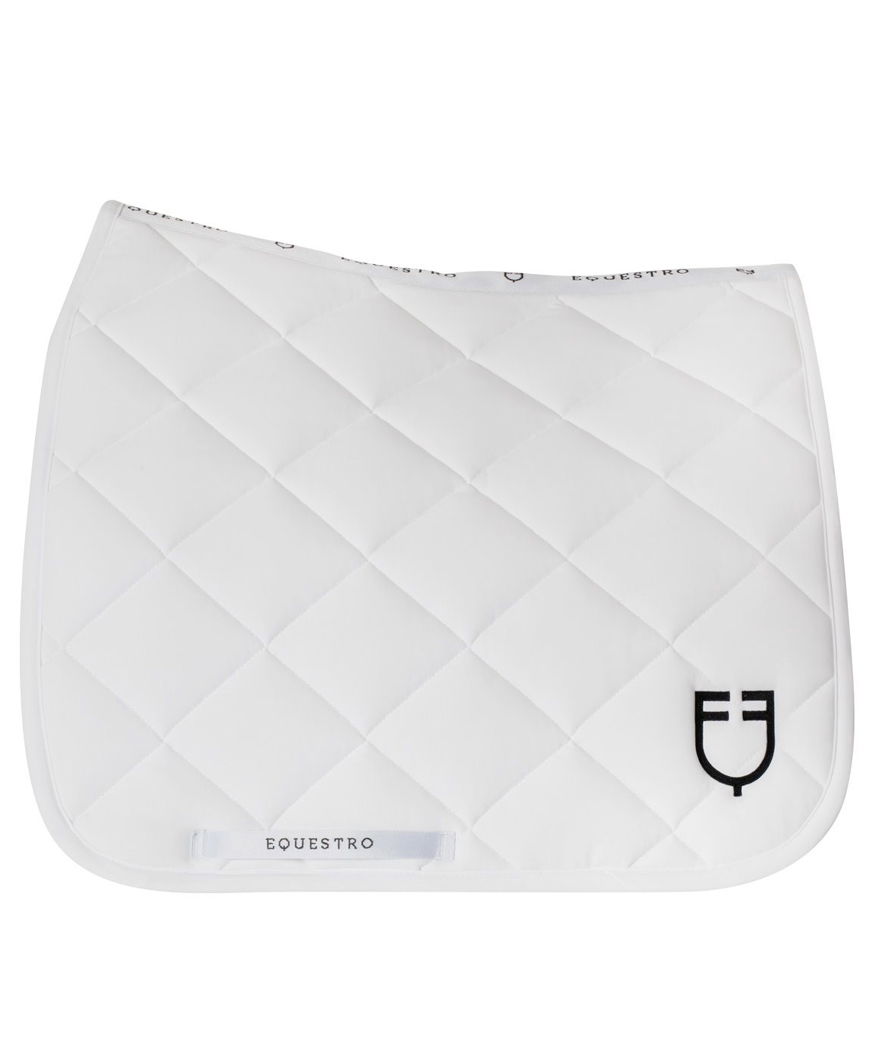 Sottosella da dressage in tessuto tecnico con logo e interno a nido d'ape modello White line edition  - foto 21