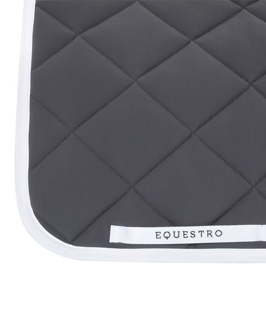 Sottosella da dressage in tessuto tecnico con logo e interno a nido d'ape modello White line edition  - foto 3