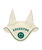 Cuffietta antimosche per cavallo in tessuto tecnico con logo su patch in spugna