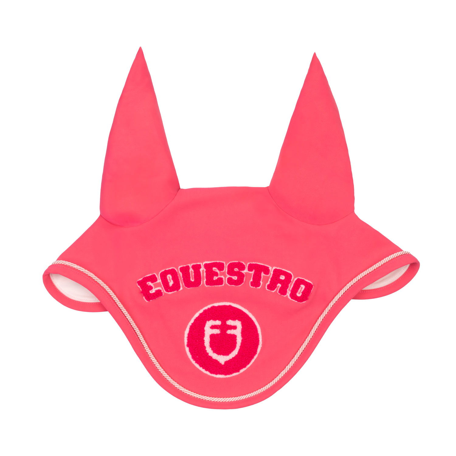 Cuffietta antimosche per cavallo in tessuto tecnico con logo su patch in spugna - foto 12