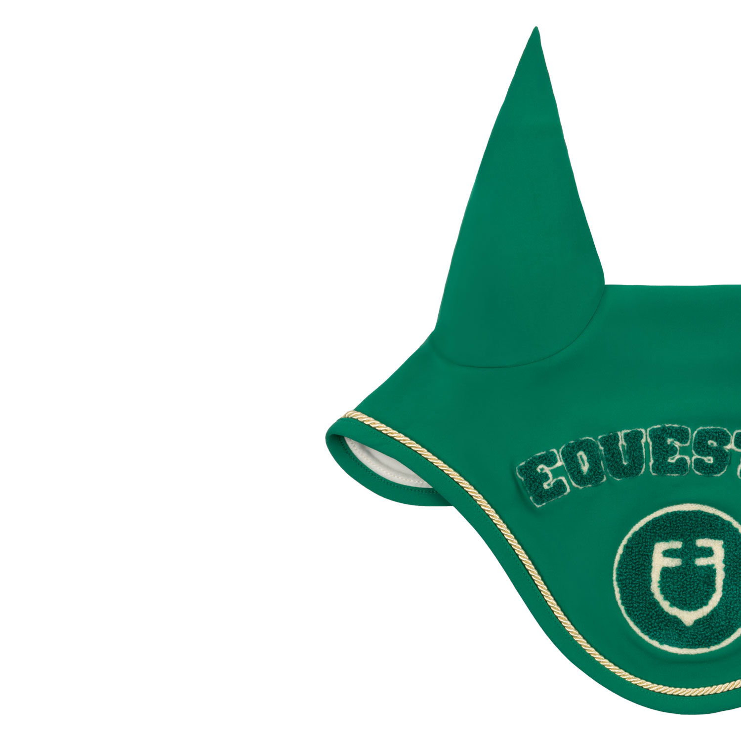 Cuffietta antimosche per cavallo in tessuto tecnico con logo su patch in spugna - foto 18