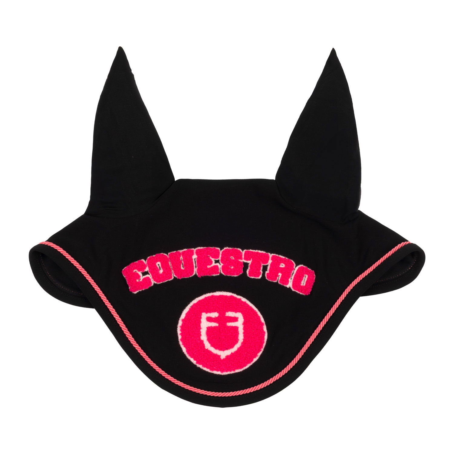 Cuffietta antimosche per cavallo in tessuto tecnico con logo su patch in spugna - foto 4
