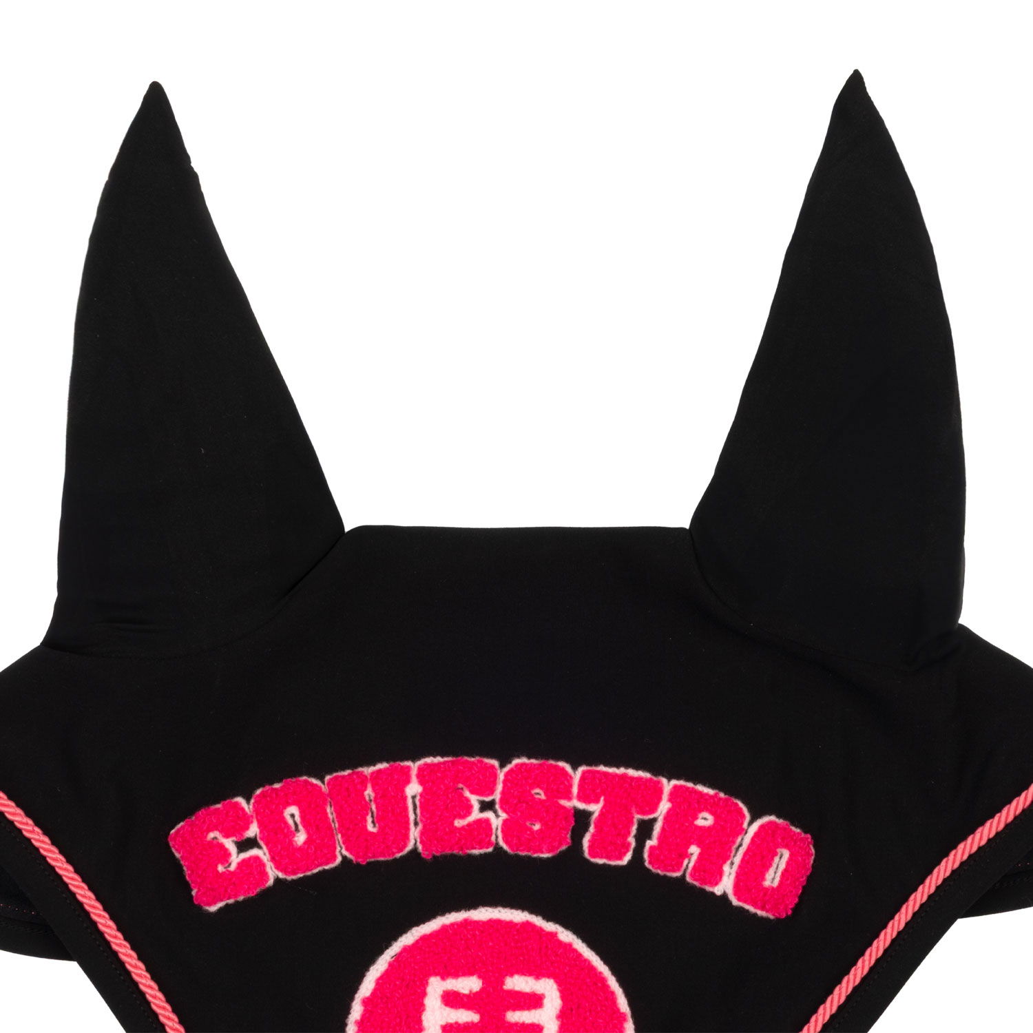 Cuffietta antimosche per cavallo in tessuto tecnico con logo su patch in spugna - foto 5