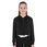 Felpa bambina cropped full zip con cappuccio in morbido cotone - foto 1