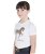 T shirt per bambino in cotone a manica corta con decorazione cavallo - foto 8