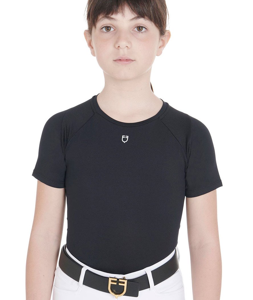 Maglietta bambina a manica corta in tessuto tecnico da allenamento - foto 5