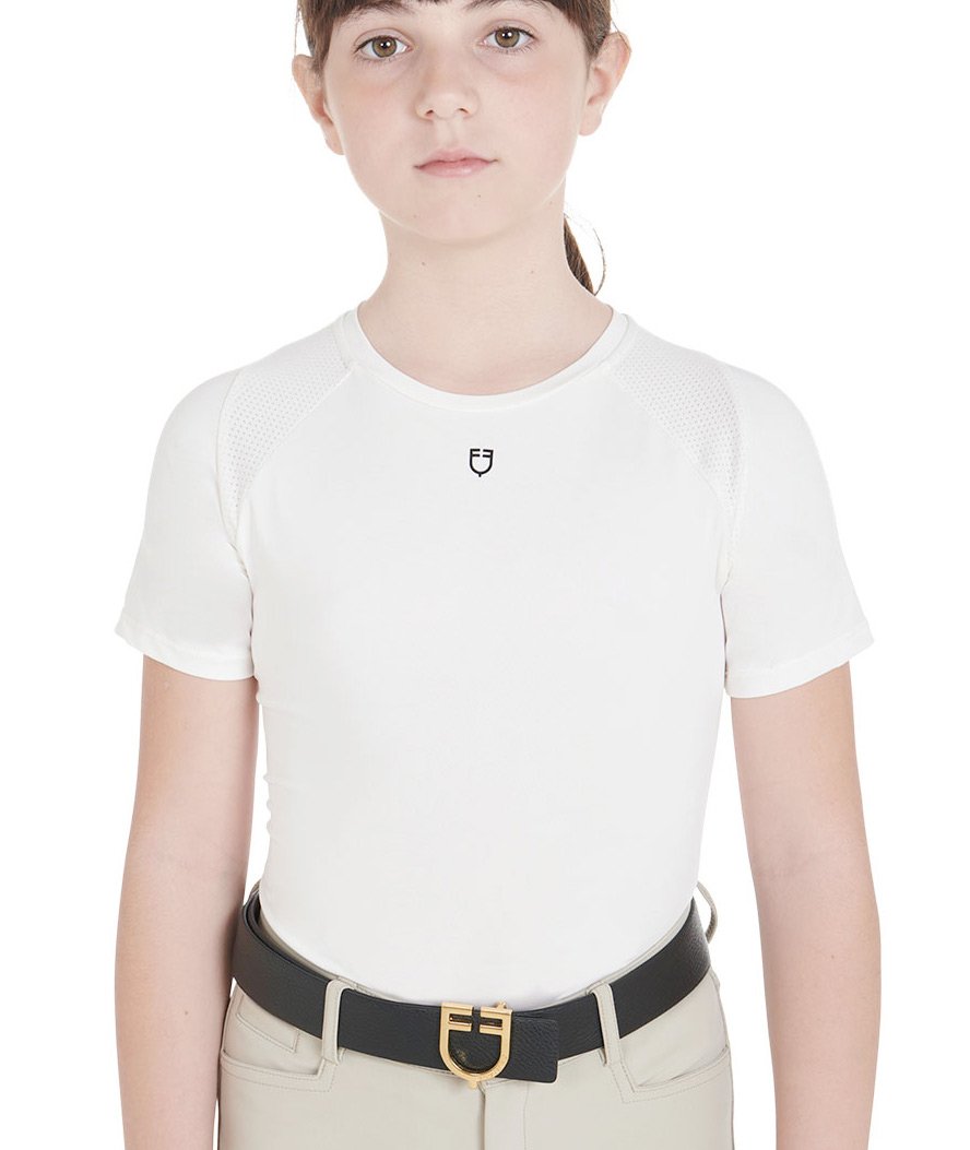 Maglietta bambina a manica corta in tessuto tecnico da allenamento - foto 7