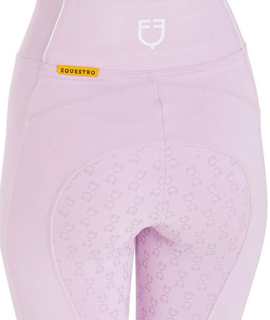 Leggings estivi equitazione per bambina traspiranti ed elasticizzati Full Grip - foto 8