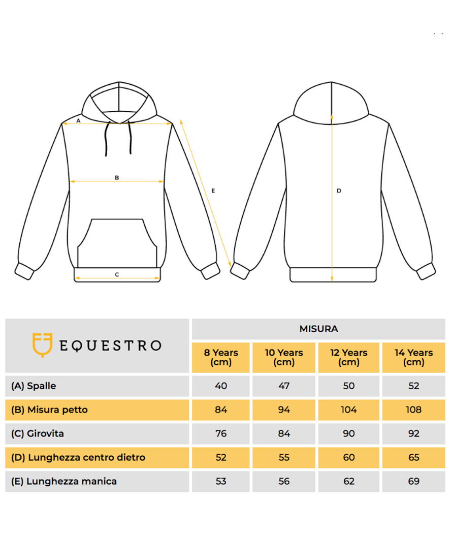 Felpa bambina da equitazione in pile ricciolino con cappuccio e zip frontale - foto 15
