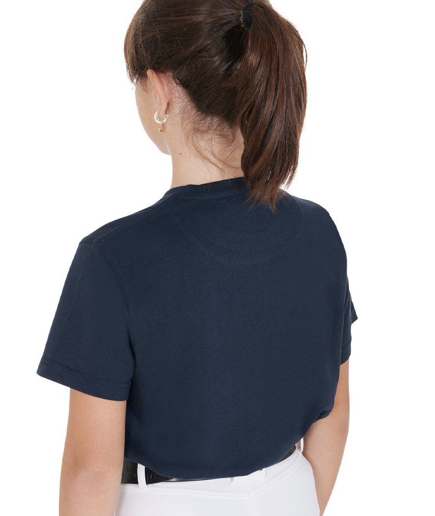 Maglietta a manica corta slim fit con stampa cavaliere per bambini - foto 1