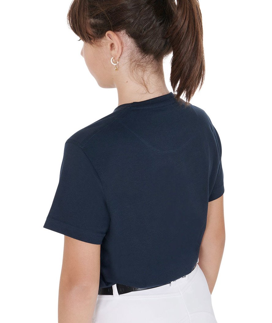 Maglietta a manica corta slim fit con stampa filetto per bambini - foto 1