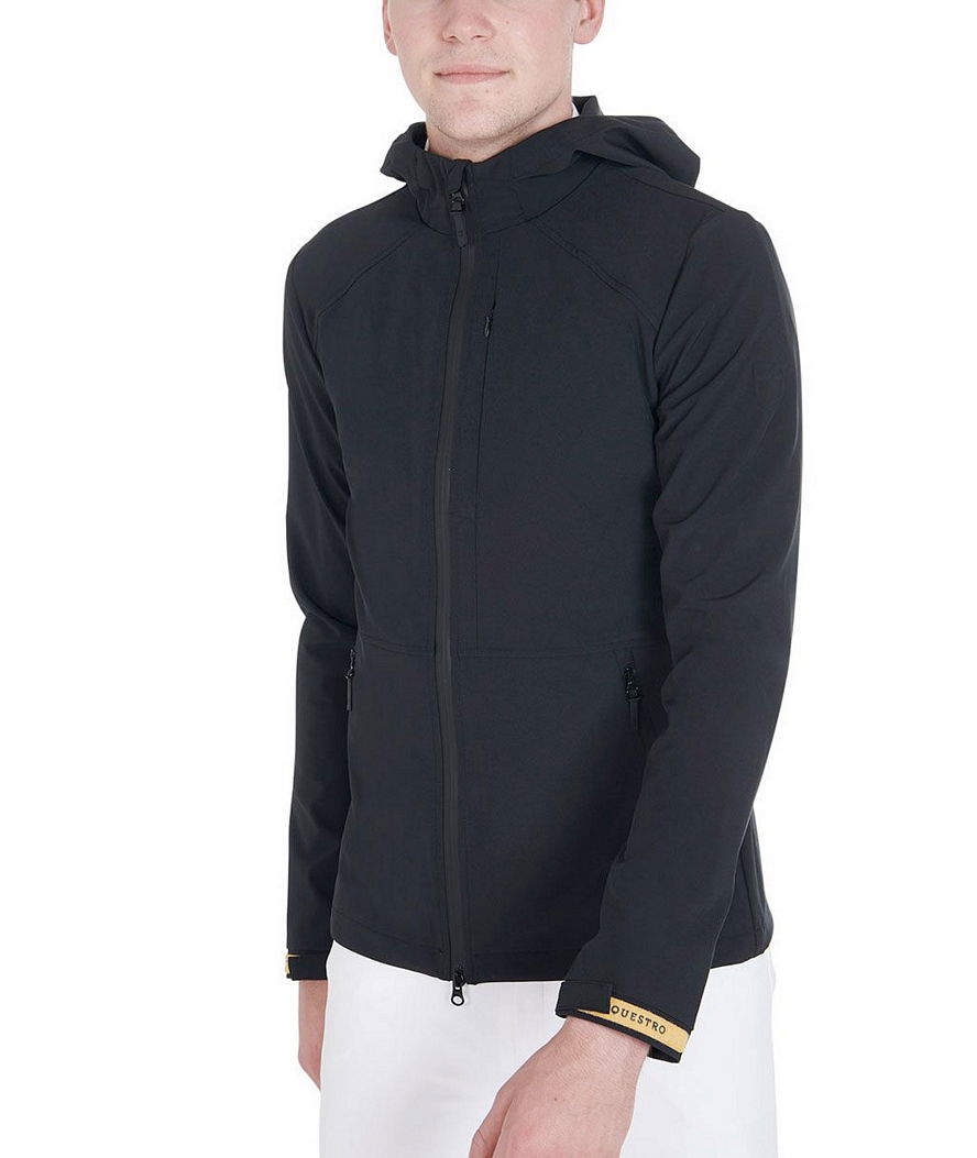 Giacca softshell per uomo in tessuto tecnico traspirante con cappuccio e zip - foto 20