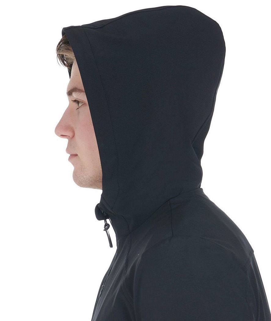 Giacca softshell per uomo in tessuto tecnico traspirante con cappuccio e zip - foto 23