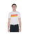 T-shirt da equitazione per uomo a maniche corte in cotone con scritta colorata