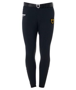 Pantaloni da uomo in tessuto bielastico e traspirante con grip in silicone al ginocchio Scuderia Equestro