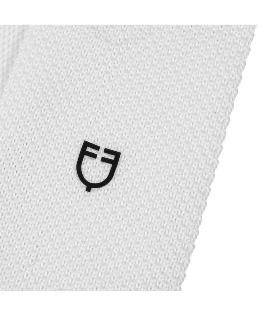 Cravatta da uomo modello Gp in tessuto intrecciato con logo - foto 3