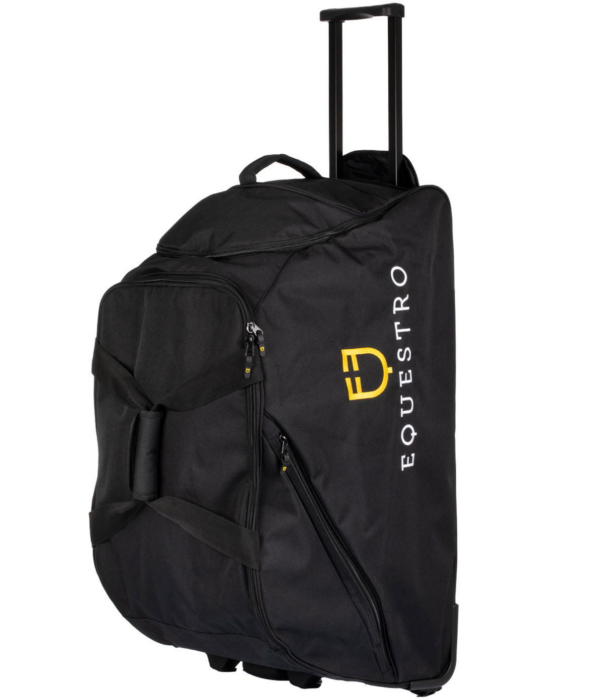 Borsa Trolley Equestro con logo ricamato in tessuto resistente