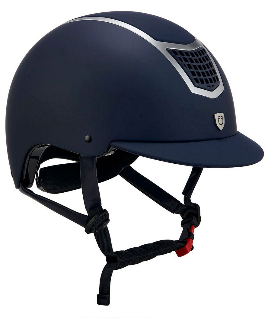 Casco da equitazione modello Eclipse plain matt linea minimal con sistema di regolazione autoadattivo