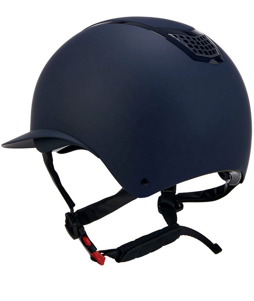 Casco da equitazione modello Eclipse plain mat con visiera larga e sistema di regolazione autoadattiva - foto 7