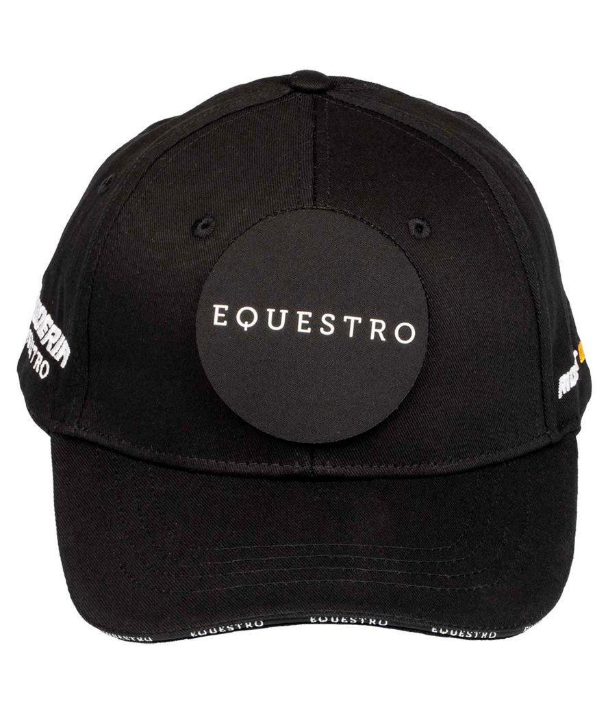 Cappellino unisex da baseball in cotone con logo Scuderia Equestro frontale - foto 1