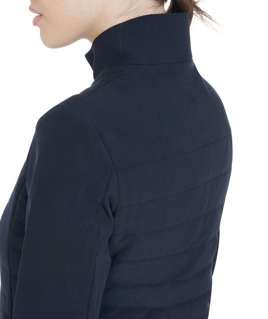 Giacchetto da equitazione per donna in tessuto tecnico elasticizzato Hamar con zip - foto 1
