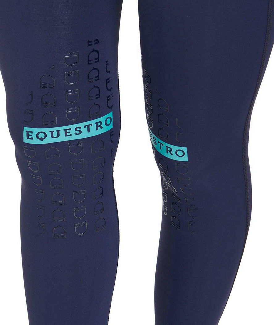 Leggings da equitazione per donna in tessuto tecnico elasticizzato modello Kao - foto 4