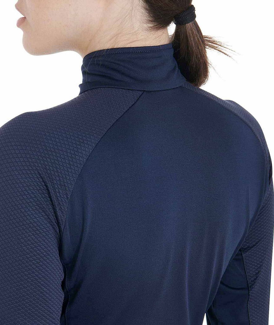 Maglia donna in tessuto tecnico ideale per le mezze stagioni modello Base layer con zip - foto 26