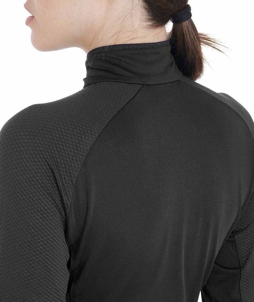 Maglia donna in tessuto tecnico ideale per le mezze stagioni modello Base layer con zip - foto 7