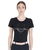 T-shirt da equitazione per donna a maniche corte con scritta Equestro glitterata - foto 11