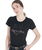 T-shirt da equitazione per donna a maniche corte con scritta Equestro glitterata - foto 2