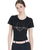 T-shirt da equitazione per donna a maniche corte con scritta Equestro glitterata - foto 4