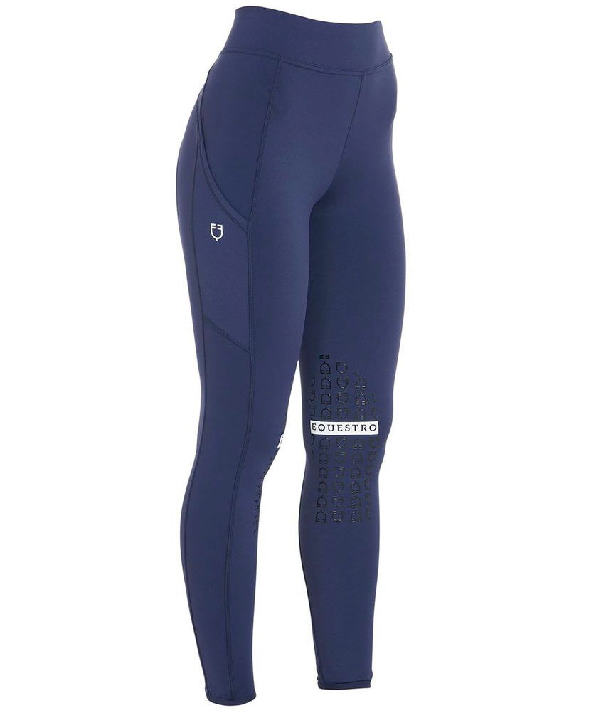 Leggings estivi da donna slim fit Kao in tessuto tecnico 
elasticizzato leggero e traspirante - foto 1