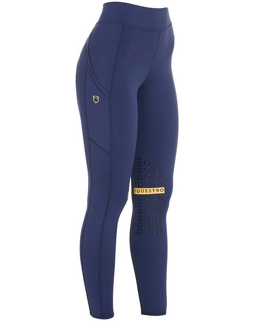 Leggings estivi da donna slim fit Kao in tessuto tecnico 
elasticizzato leggero e traspirante - foto 19