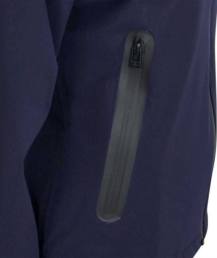 Giacca impermeabile per donna a 3 strati traspirante con cappuccio e chiusura zip - foto 12