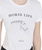 T-shirt per donna a maniche corte in cotone con stampa e strass - foto 5