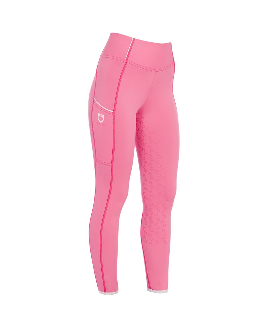 Leggings da donna per equitazione slim fit estivo a vita alta con full grip - foto 9