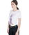 T-shirt da equitazione per donna in cotone slim fit con stampa cavaliere - foto 2