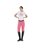 T-shirt da equitazione per donna in cotone slim fit con disegno salto colorato - foto 3