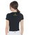 T-shirt per donna da equitazione slim fit in cotone a manica corta con logo strass rosa - foto 2