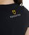 T-shirt per donna da equitazione slim fit in cotone a manica corta con logo strass rosa - foto 5