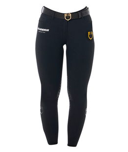 Pantaloni da equitazione donna elasticizzato con grip sulle ginocchia Scuderia Equestro