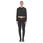 Felpa donna cropped full zip in morbido cotone traspirante - foto 3