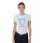 T-Shirt donna slim fit in cotone con stampa logo Equestro psichedelico - foto 1